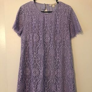 Purple lace dress, worn once, great condition